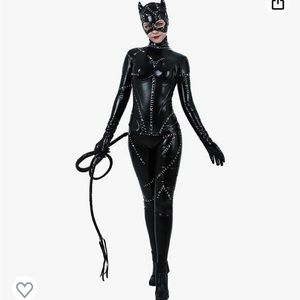 Brand new deluxe women’s cat woman halloween costume